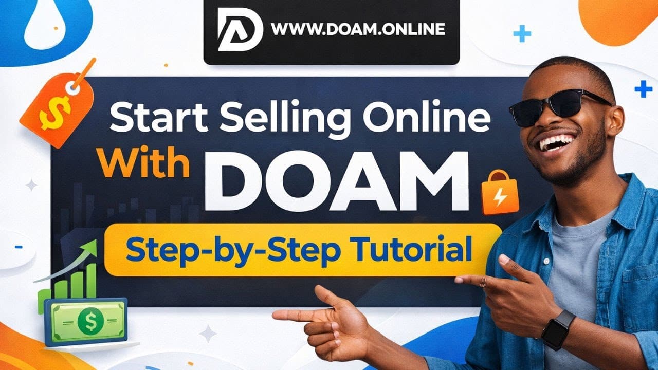 How to Start Selling Online with DOAM - Tutorial Video